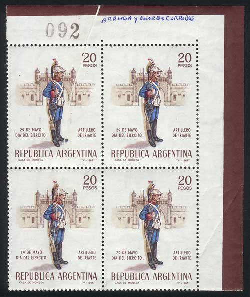 Lot 617 - Argentina general issues -  Guillermo Jalil - Philatino Auction # 2405 ARGENTINA: