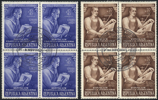 Lot 455 - Argentina general issues - Guillermo Jalil - Philatino Auction # 2405 ARGENTINA: Lot 455 - Argentina general issues - Guillermo Jalil - Philatino Auction # 2405 ARGENTINA: