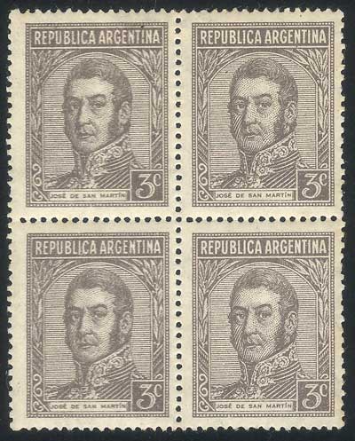 Lot 323 - Argentina general issues -  Guillermo Jalil - Philatino Auction # 2405 ARGENTINA: