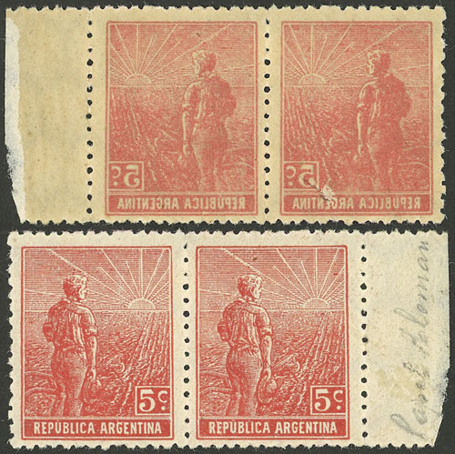 Lot 207 - Argentina general issues -  Guillermo Jalil - Philatino Auction # 2405 ARGENTINA: