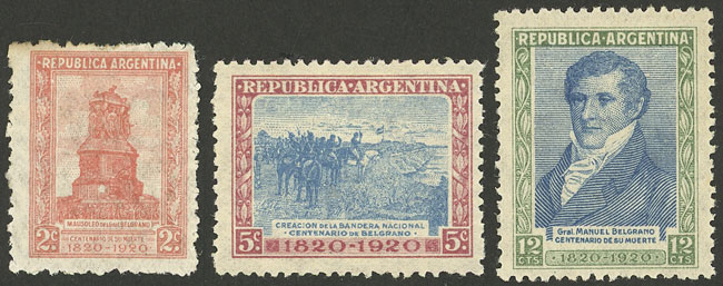 Lot 233 - Argentina general issues - Guillermo Jalil - Philatino Auction # 2405 ARGENTINA: Lot 233 - Argentina general issues - Guillermo Jalil - Philatino Auction # 2405 ARGENTINA:
