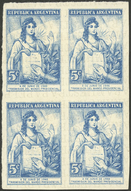 Lot 433 - Argentina general issues -  Guillermo Jalil - Philatino Auction # 2405 ARGENTINA: