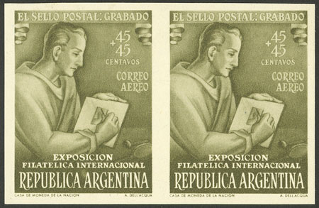 Lot 454 - Argentina general issues - Guillermo Jalil - Philatino Auction # 2405 ARGENTINA: Lot 454 - Argentina general issues - Guillermo Jalil - Philatino Auction # 2405 ARGENTINA: