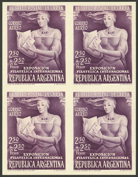 Lot 457 - Argentina general issues - Guillermo Jalil - Philatino Auction # 2405 ARGENTINA: Lot 457 - Argentina general issues - Guillermo Jalil - Philatino Auction # 2405 ARGENTINA: