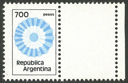 Lot 707 - Argentina general issues -  Guillermo Jalil - Philatino Auction # 2405 ARGENTINA: