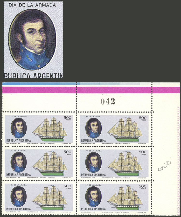Lot 710 - Argentina general issues -  Guillermo Jalil - Philatino Auction # 2405 ARGENTINA: