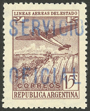 Lot 931 - Argentina official stamps - Guillermo Jalil - Philatino Auction # 2405 ARGENTINA: Lot 931 - Argentina official stamps - Guillermo Jalil - Philatino Auction # 2405 ARGENTINA: