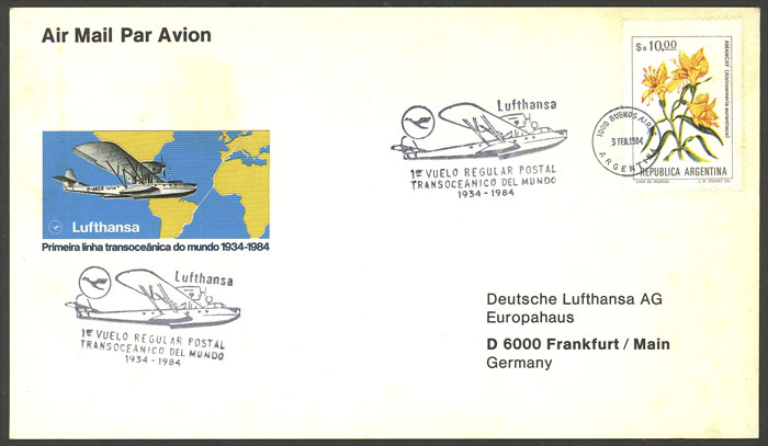 Lot 1049 - Argentina postal history -  Guillermo Jalil - Philatino Auction # 2405 ARGENTINA: