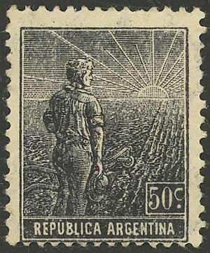 Lot 213 - Argentina general issues -  Guillermo Jalil - Philatino Auction # 2405 ARGENTINA: