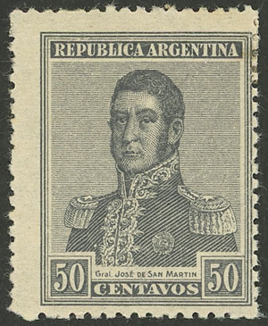 Lot 225 - Argentina general issues -  Guillermo Jalil - Philatino Auction # 2405 ARGENTINA: