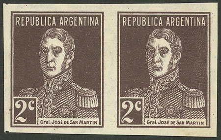 Lot 252 - Argentina general issues -  Guillermo Jalil - Philatino Auction # 2405 ARGENTINA: