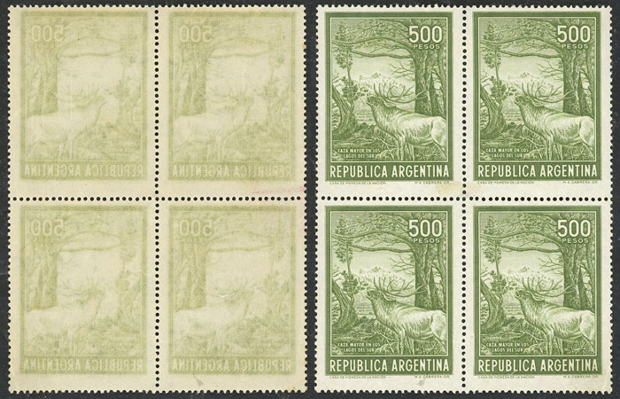 Lot 604 - Argentina general issues -  Guillermo Jalil - Philatino Auction # 2405 ARGENTINA: