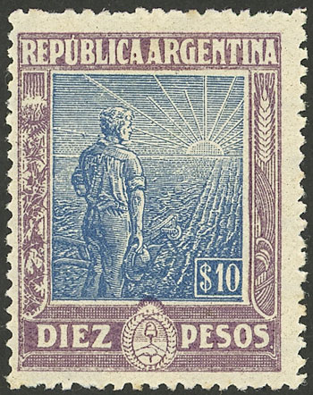 Lot 210 - Argentina general issues -  Guillermo Jalil - Philatino Auction # 2405 ARGENTINA: