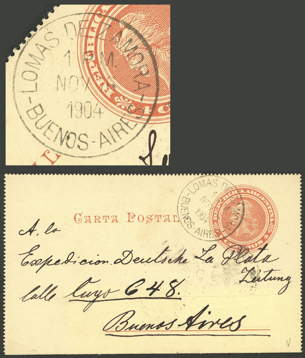 Lot 980 - Argentina postal history -  Guillermo Jalil - Philatino Auction # 2405 ARGENTINA: