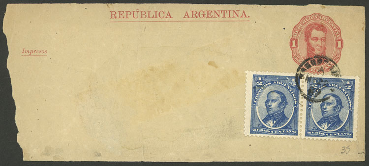 Lot 966 - Argentina postal history -  Guillermo Jalil - Philatino Auction # 2405 ARGENTINA: