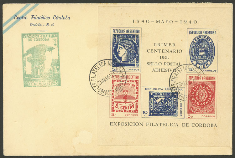 Lot 818 - Argentina souvenir sheets - Guillermo Jalil - Philatino Auction # 2405 ARGENTINA: Lot 818 - Argentina souvenir sheets - Guillermo Jalil - Philatino Auction # 2405 ARGENTINA: