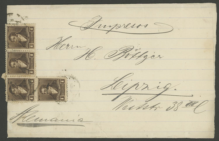 Lot 971 - Argentina postal history -  Guillermo Jalil - Philatino Auction # 2405 ARGENTINA: