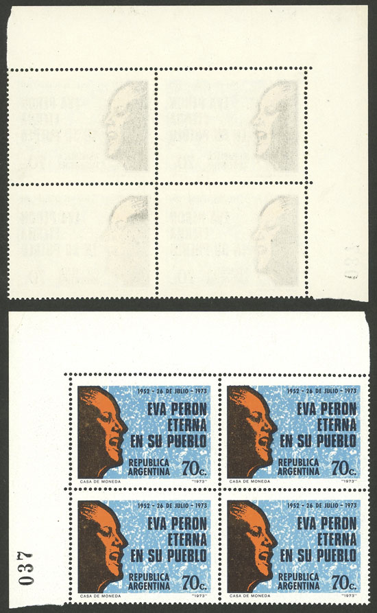 Lot 637 - Argentina general issues - Guillermo Jalil - Philatino Auction # 2405 ARGENTINA: Lot 637 - Argentina general issues - Guillermo Jalil - Philatino Auction # 2405 ARGENTINA: