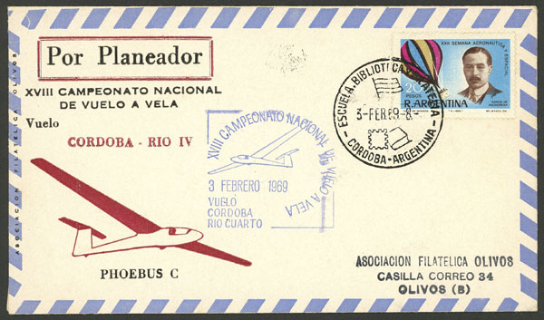Lot 1037 - Argentina postal history -  Guillermo Jalil - Philatino Auction # 2405 ARGENTINA: