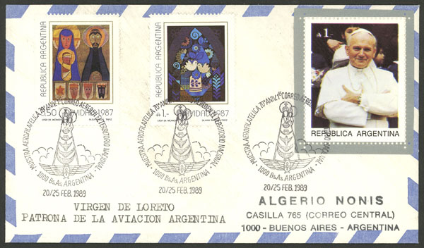 Lot 1057 - Argentina postal history -  Guillermo Jalil - Philatino Auction # 2405 ARGENTINA: