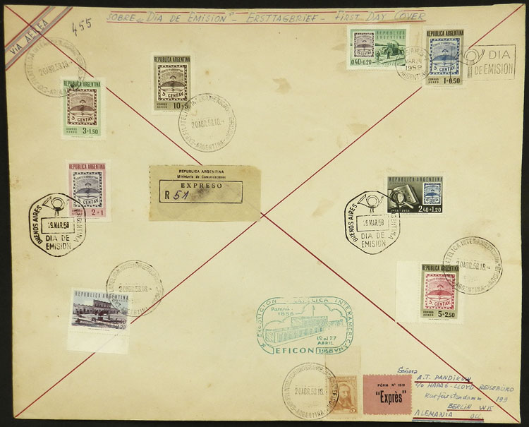 Lot 519 - Argentina general issues - Guillermo Jalil - Philatino Auction # 2405 ARGENTINA: Lot 519 - Argentina general issues - Guillermo Jalil - Philatino Auction # 2405 ARGENTINA: