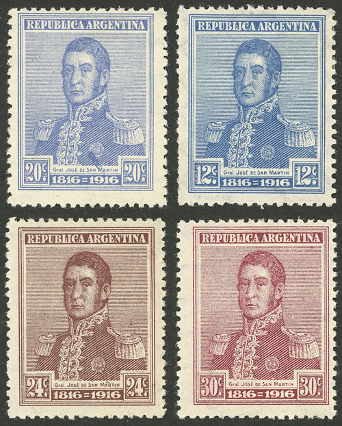 Lot 218 - Argentina general issues -  Guillermo Jalil - Philatino Auction # 2405 ARGENTINA: