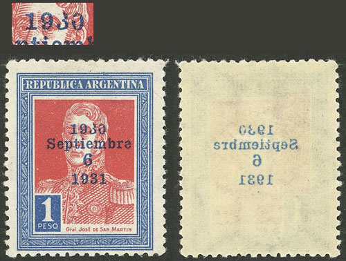 Lot 284 - Argentina general issues - Guillermo Jalil - Philatino Auction # 2405 ARGENTINA: Lot 284 - Argentina general issues - Guillermo Jalil - Philatino Auction # 2405 ARGENTINA: