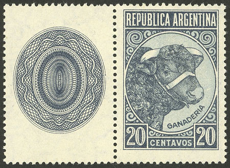 Lot 397 - Argentina general issues -  Guillermo Jalil - Philatino Auction # 2405 ARGENTINA: