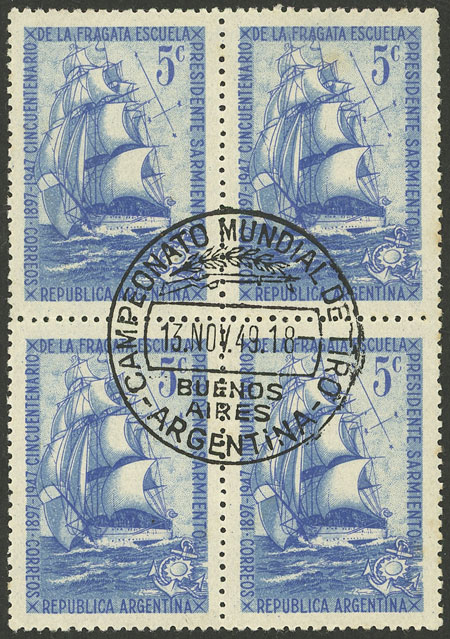 Lot 445 - Argentina general issues -  Guillermo Jalil - Philatino Auction # 2405 ARGENTINA: