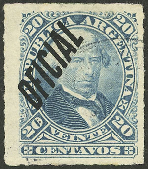 Lot 882 - Argentina official stamps - Guillermo Jalil - Philatino Auction # 2405 ARGENTINA: Lot 882 - Argentina official stamps - Guillermo Jalil - Philatino Auction # 2405 ARGENTINA: