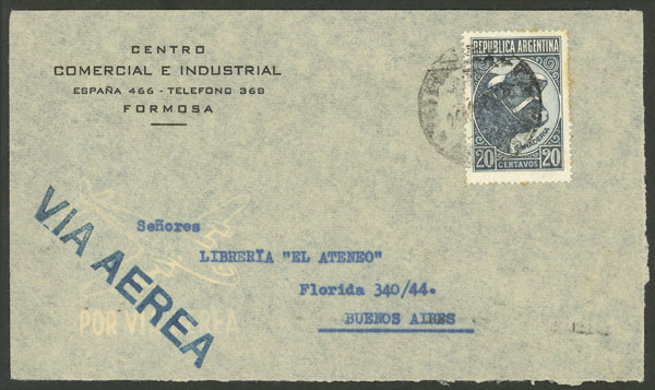 Lot 1012 - Argentina postal history - Guillermo Jalil - Philatino Auction # 2405 ARGENTINA: Lot 1012 - Argentina postal history - Guillermo Jalil - Philatino Auction # 2405 ARGENTINA: