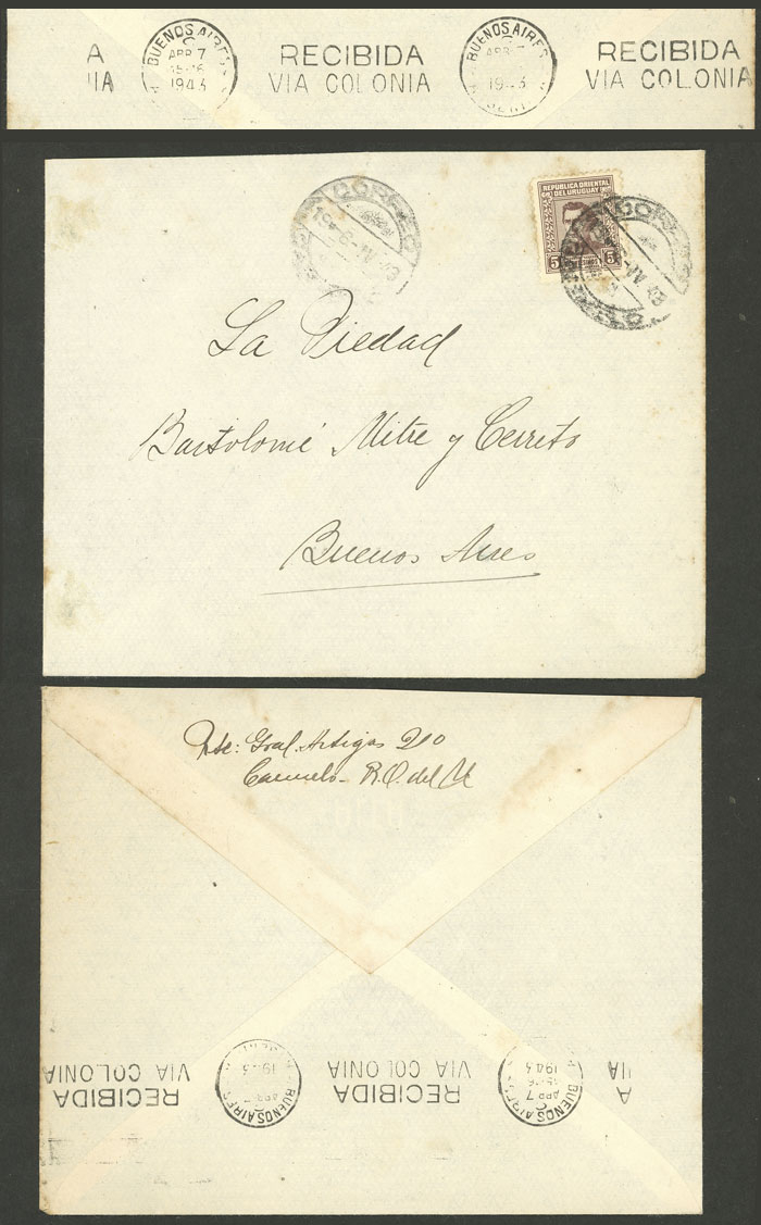 Lot 1006 - Argentina postal history - Guillermo Jalil - Philatino Auction # 2405 ARGENTINA: Lot 1006 - Argentina postal history - Guillermo Jalil - Philatino Auction # 2405 ARGENTINA:
