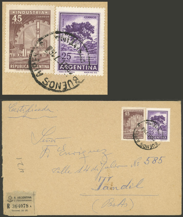 Lot 1034 - Argentina postal history -  Guillermo Jalil - Philatino Auction # 2405 ARGENTINA: