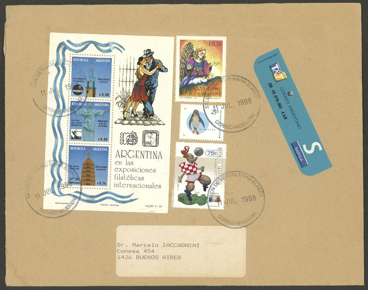 Lot 1061 - Argentina postal history -  Guillermo Jalil - Philatino Auction # 2405 ARGENTINA: