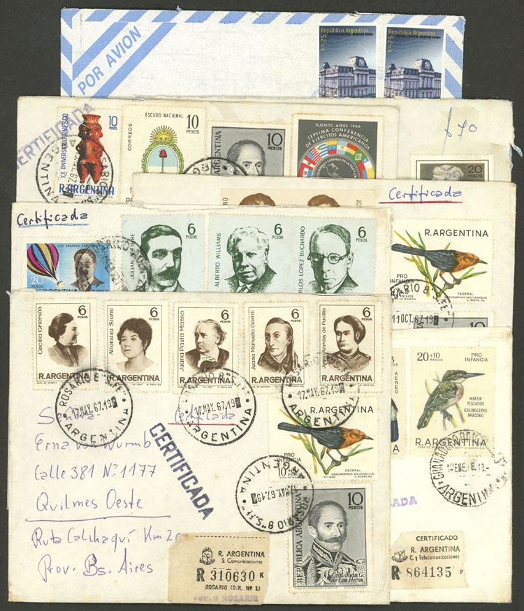 Lot 1024 - Argentina postal history - Guillermo Jalil - Philatino Auction # 2405 ARGENTINA: Lot 1024 - Argentina postal history - Guillermo Jalil - Philatino Auction # 2405 ARGENTINA: