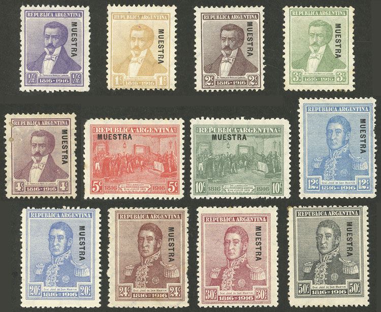 Lot 216 - Argentina general issues -  Guillermo Jalil - Philatino Auction # 2405 ARGENTINA: