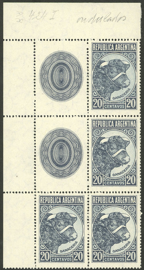 Lot 396 - Argentina general issues -  Guillermo Jalil - Philatino Auction # 2405 ARGENTINA: