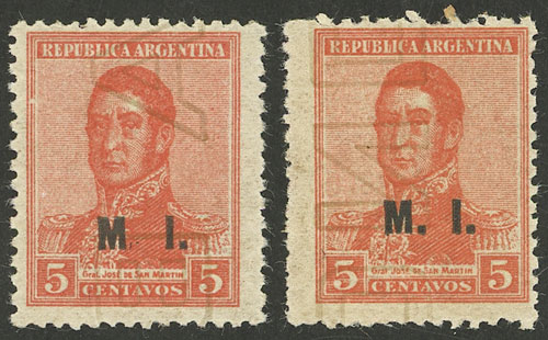 Lot 902 - Argentina official stamps - Guillermo Jalil - Philatino Auction # 2405 ARGENTINA: Lot 902 - Argentina official stamps - Guillermo Jalil - Philatino Auction # 2405 ARGENTINA: