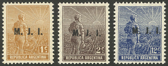 Lot 907 - Argentina official stamps - Guillermo Jalil - Philatino Auction # 2405 ARGENTINA: Lot 907 - Argentina official stamps - Guillermo Jalil - Philatino Auction # 2405 ARGENTINA: