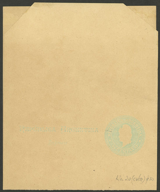 Lot 940 - Argentina Postal stationery - Guillermo Jalil - Philatino Auction # 2405 ARGENTINA: Lot 940 - Argentina Postal stationery - Guillermo Jalil - Philatino Auction # 2405 ARGENTINA: