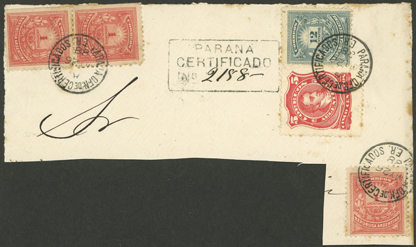 Lot 963 - Argentina postal history -  Guillermo Jalil - Philatino Auction # 2405 ARGENTINA: