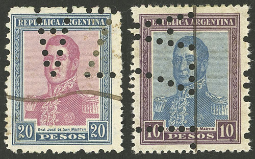 Lot 224 - Argentina general issues -  Guillermo Jalil - Philatino Auction # 2405 ARGENTINA: