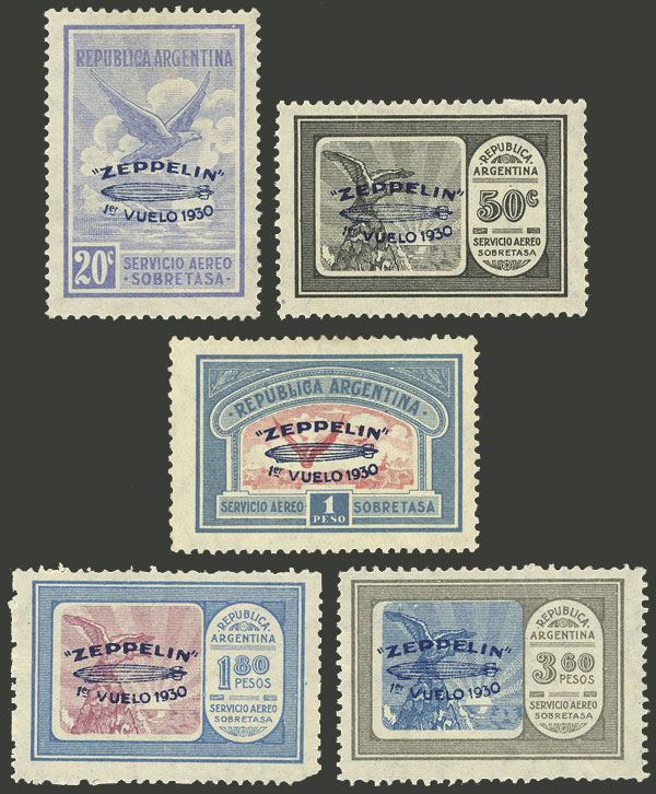 Lot 266 - Argentina general issues -  Guillermo Jalil - Philatino Auction # 2405 ARGENTINA: