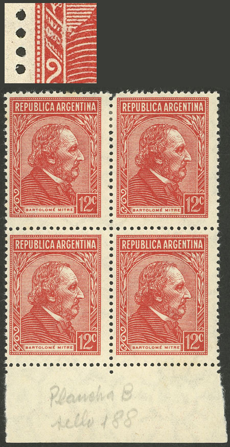 Lot 325 - Argentina general issues -  Guillermo Jalil - Philatino Auction # 2405 ARGENTINA: