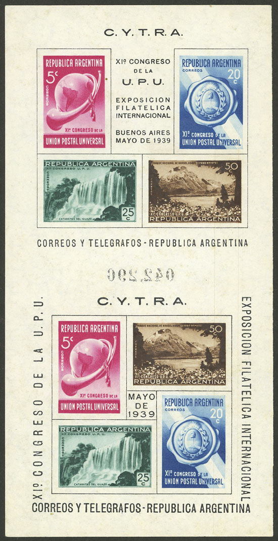 Lot 814 - Argentina souvenir sheets - Guillermo Jalil - Philatino Auction # 2405 ARGENTINA: Lot 814 - Argentina souvenir sheets - Guillermo Jalil - Philatino Auction # 2405 ARGENTINA: