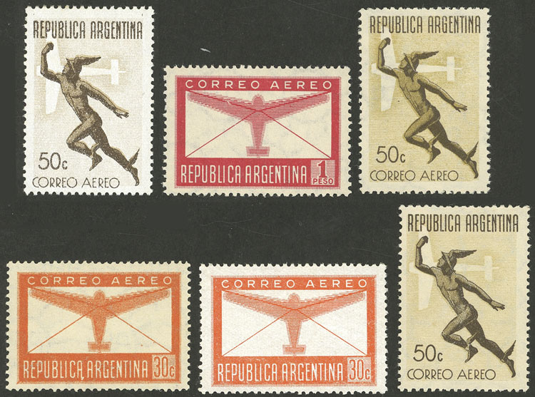 Lot 382 - Argentina general issues -  Guillermo Jalil - Philatino Auction # 2405 ARGENTINA: