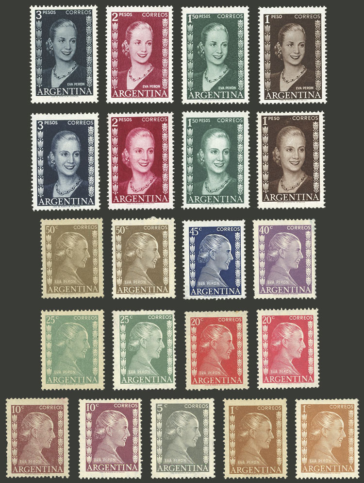Lot 465 - Argentina general issues - Guillermo Jalil - Philatino Auction # 2405 ARGENTINA: Lot 465 - Argentina general issues - Guillermo Jalil - Philatino Auction # 2405 ARGENTINA:
