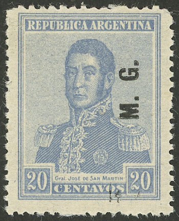 Lot 894 - Argentina official stamps - Guillermo Jalil - Philatino Auction # 2405 ARGENTINA: Lot 894 - Argentina official stamps - Guillermo Jalil - Philatino Auction # 2405 ARGENTINA: