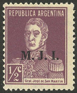 Lot 909 - Argentina official stamps - Guillermo Jalil - Philatino Auction # 2405 ARGENTINA: Lot 909 - Argentina official stamps - Guillermo Jalil - Philatino Auction # 2405 ARGENTINA: