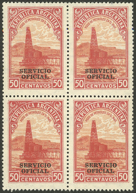 Lot 920 - Argentina official stamps - Guillermo Jalil - Philatino Auction # 2405 ARGENTINA: Lot 920 - Argentina official stamps - Guillermo Jalil - Philatino Auction # 2405 ARGENTINA:
